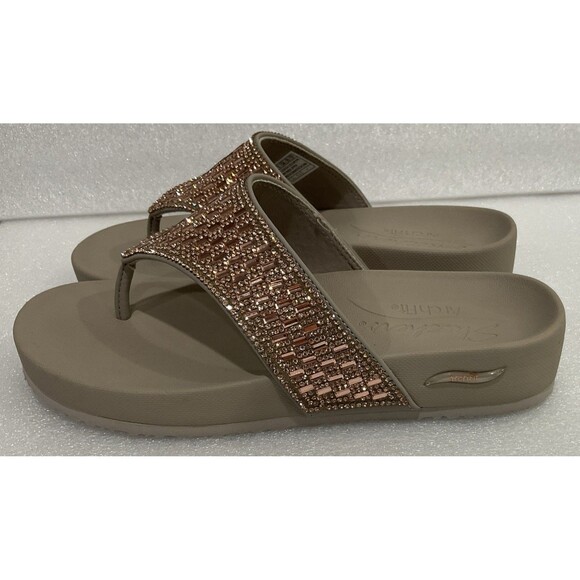 Skechers Sandals With Beaded Embellishments - Picture 4 of 8